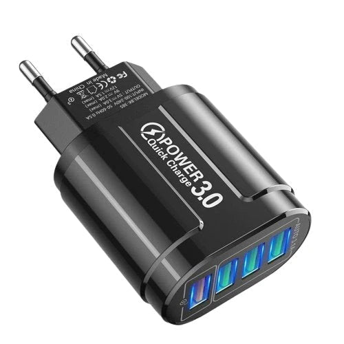 Fast Charging with a 4 Port Fast Charger